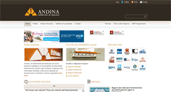 Desktop Screenshot of andinaseguros.com.br
